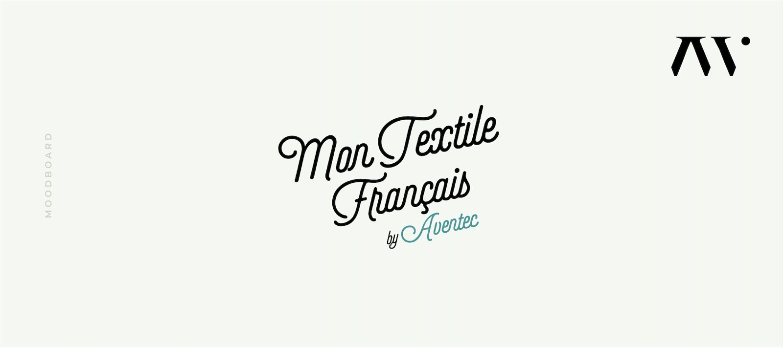 Le logo calligraphié, page du moodboard